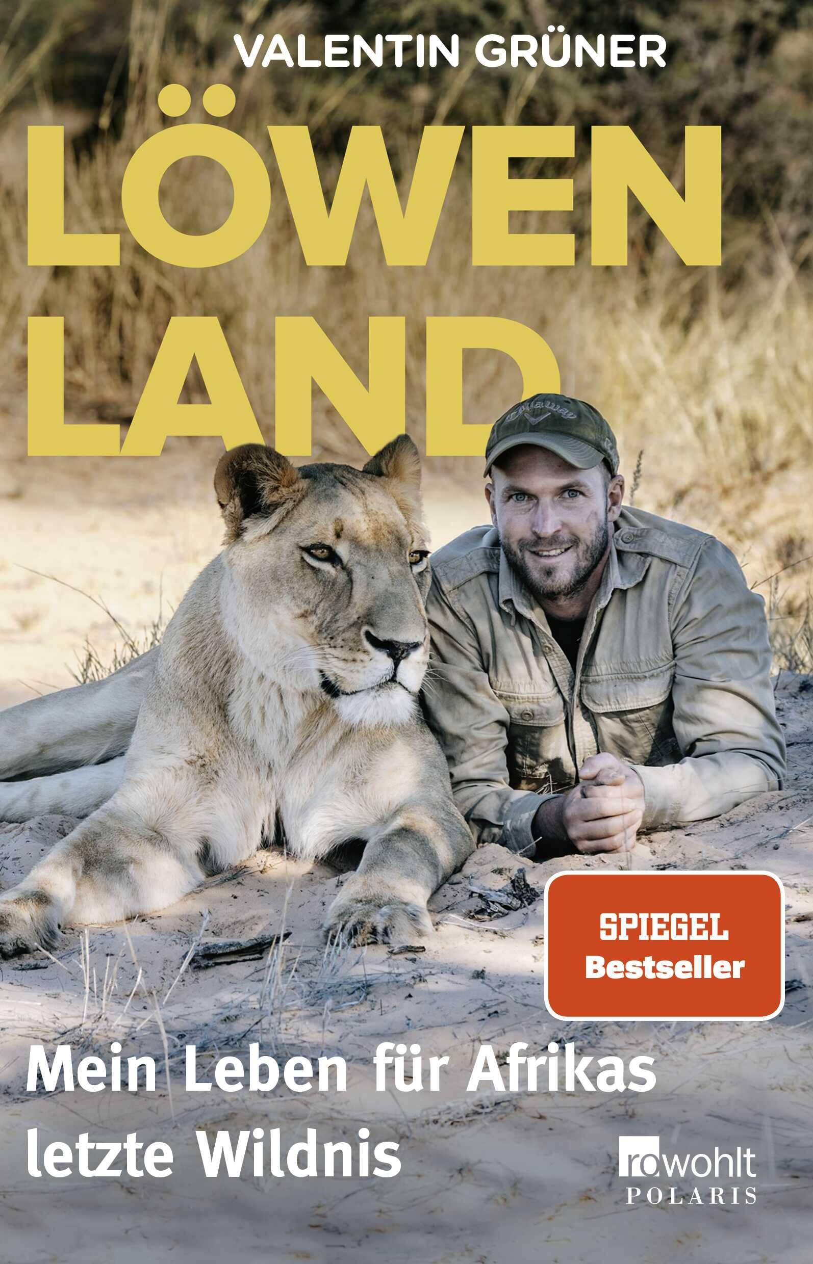 Löwenland book cover — Valentin Grüner with Sirga